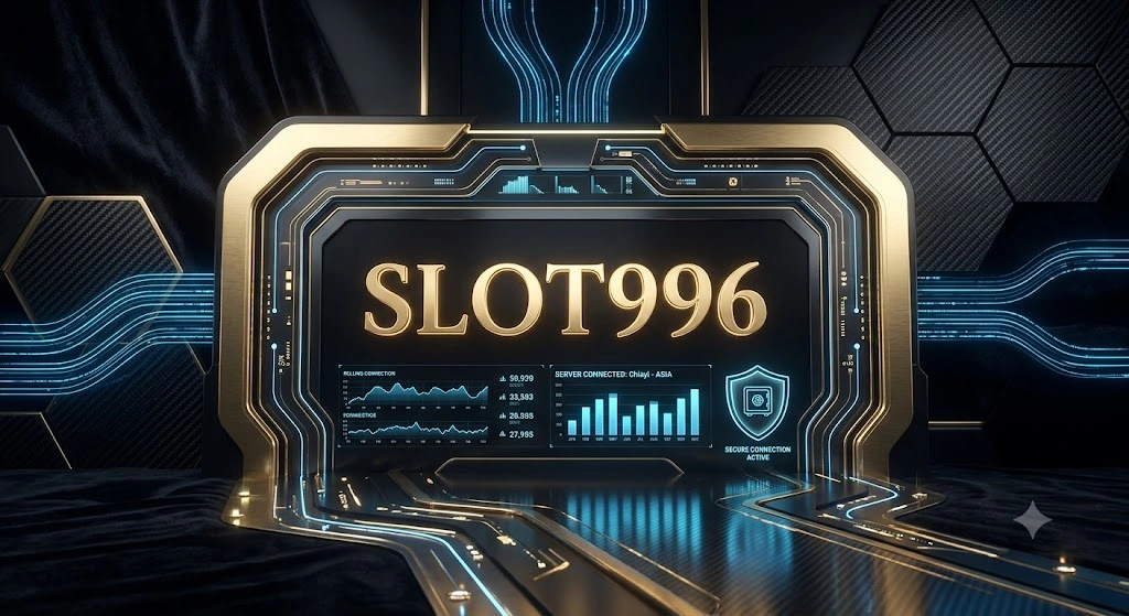 หน้าจอแสดงระบบอัปเดตทางเข้า SLOT996 ล่าสุด ที่เชื่อมต่อกับเซิร์ฟเวอร์หลักด้วยความปลอดภัยระดับองค์กร